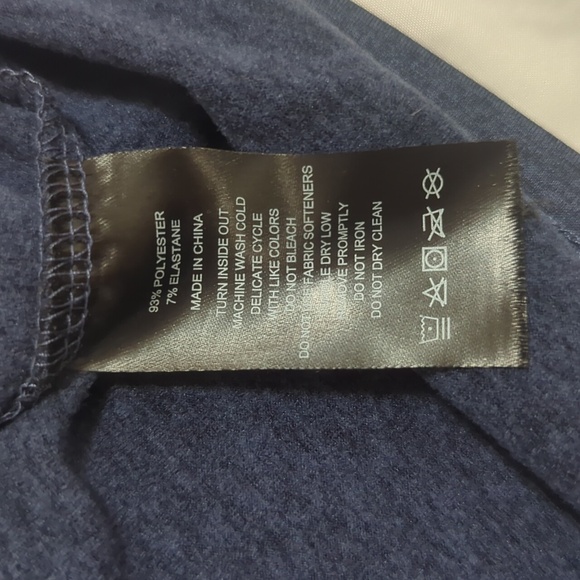 Eddie Bauer Active Tee Crewneck Long Sleeve T-Shirt, Color Navy Size XL - Picture 14 of 14